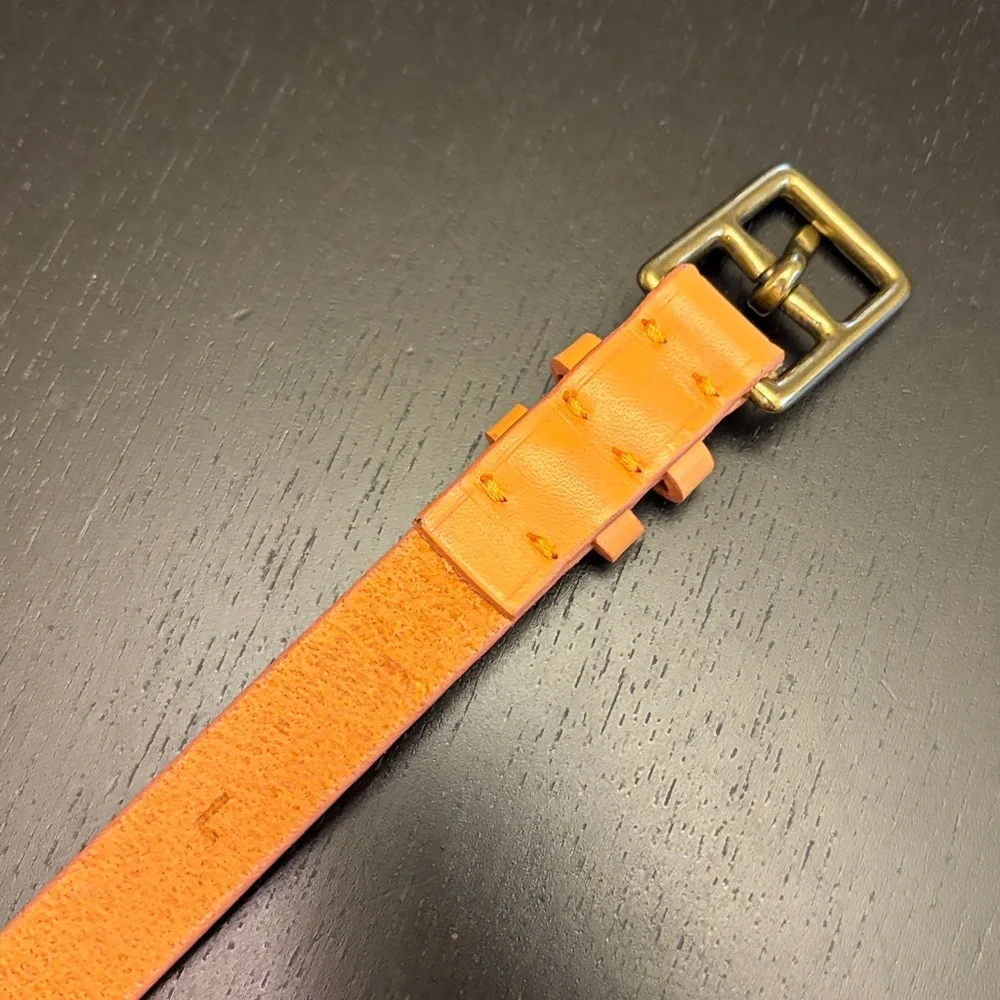 J. Crew Women’s Size L Italian Leather Made in USA Belt - Picture 6 of 9